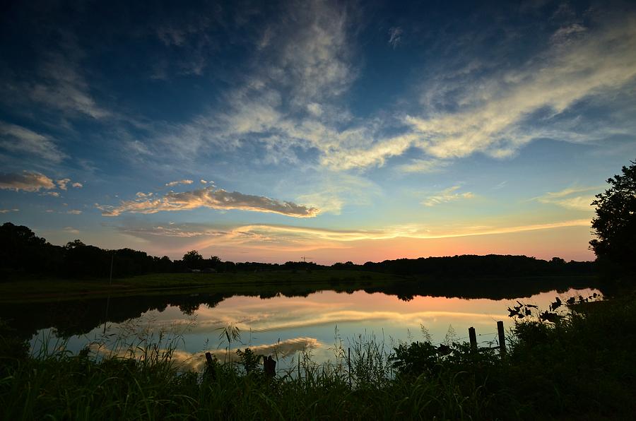Sunset over Blue Lake 2 Photograph by Ricardo J Ruiz de Porras