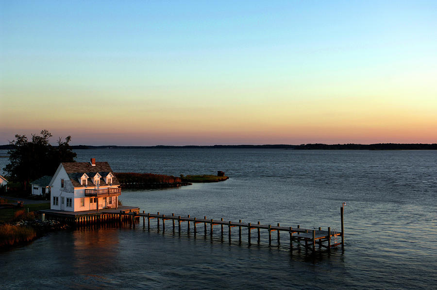Sunset Over Chesapeake Bay In Maryland Photograph by Kevin Vandivier Sunset Over Chesapeake Bay In Maryland Photograph by Kevin Vandivier