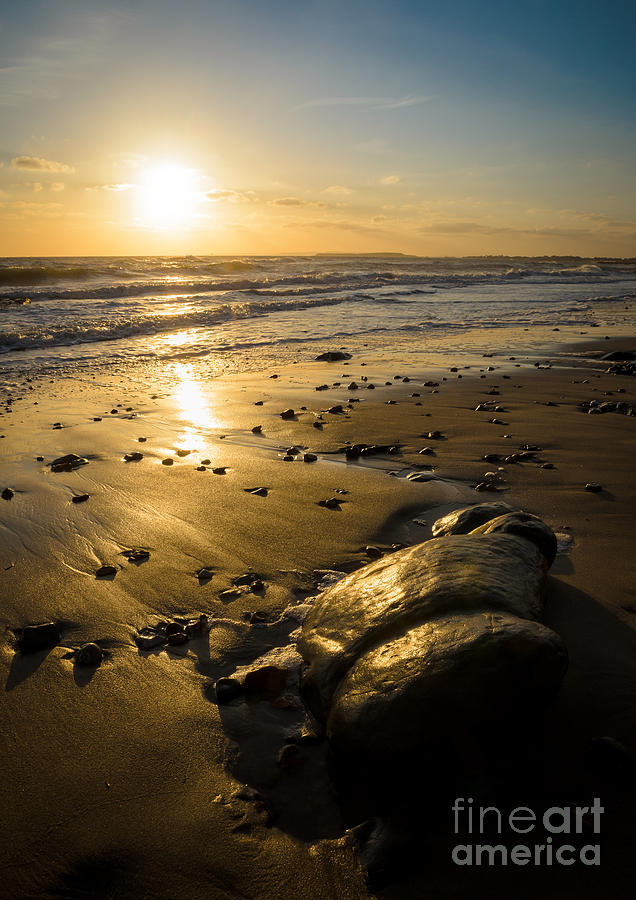 Barton On Sea Photograph - Sunset over Christchurch Bay by OUAP Photography Barton On Sea Photograph - Sunset over Christchurch Bay by OUAP Photography