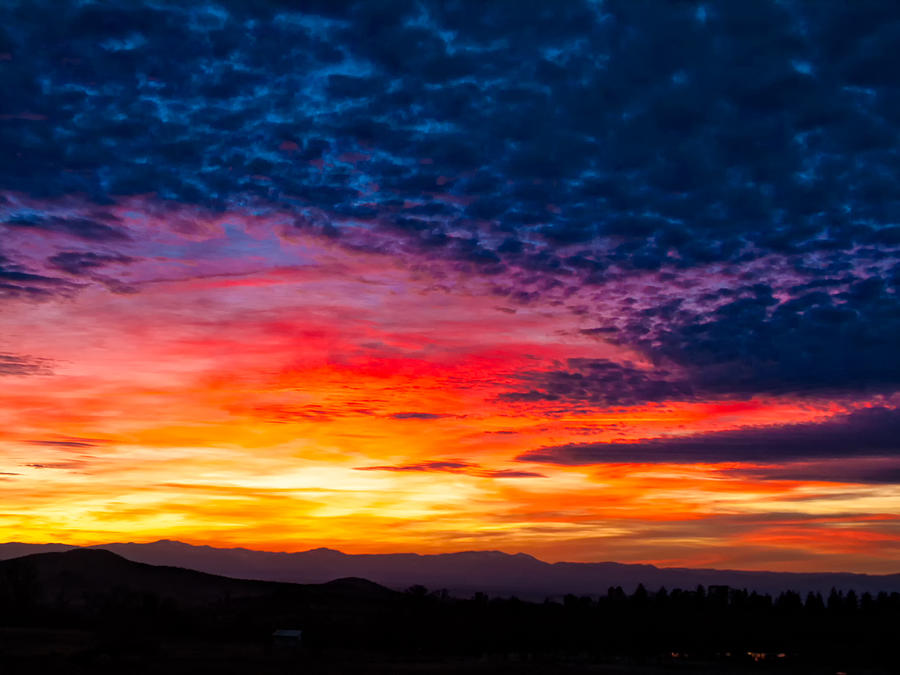Sunset over Deer Springs Photograph by Kathleen Bishop