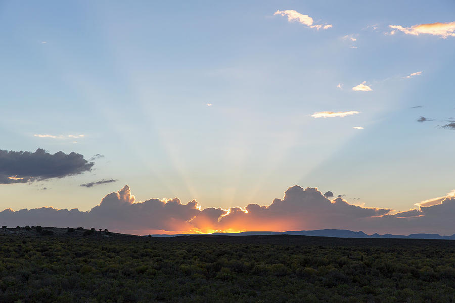 Sunset Over Desert, Elko, Nevada, Usa Photograph by Cameron MacPhail