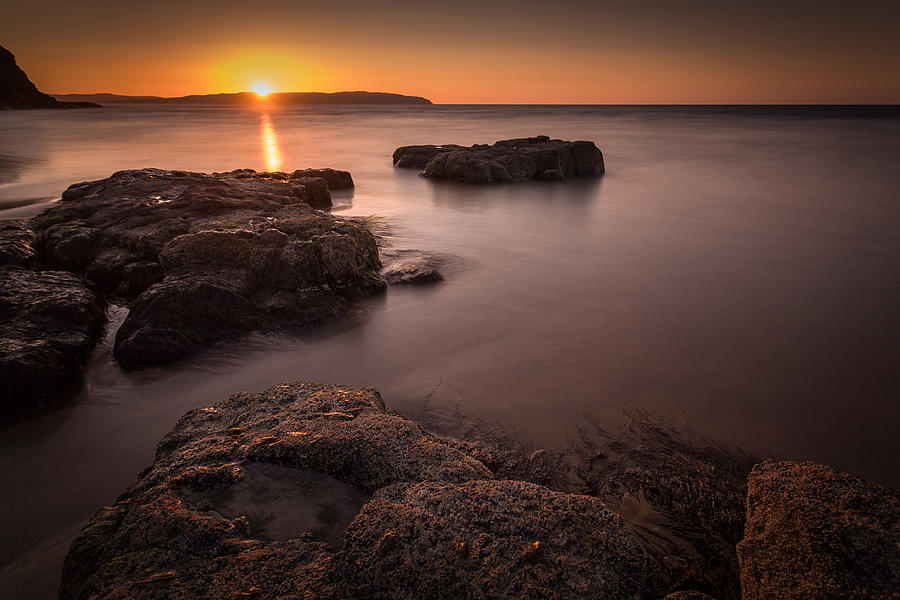 Sunset over Donegal Photograph by Nigel R Bell