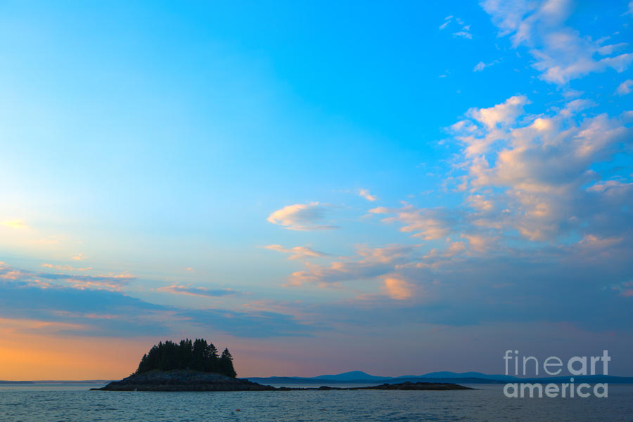 Acadia National Park Photograph - Sunset Over Frenchman Bay by Diane Diederich