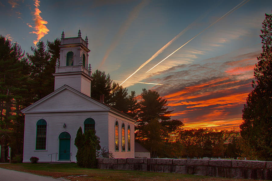 Sunset over Gods house Photograph by Jeff Folger