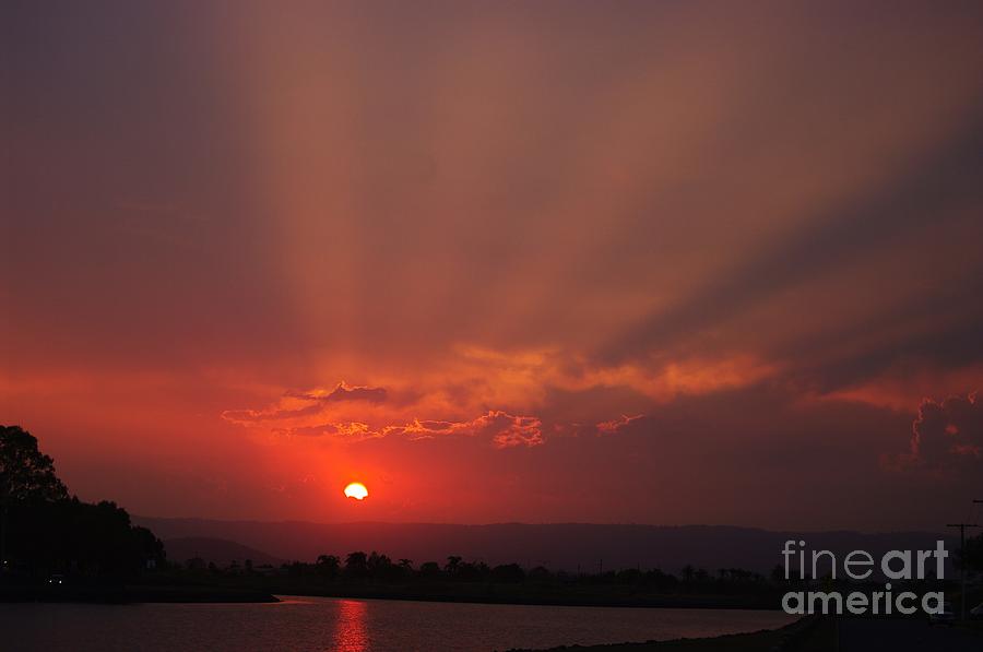 Sunset Photograph - Sunset over Hope Island 2 by Blair Stuart