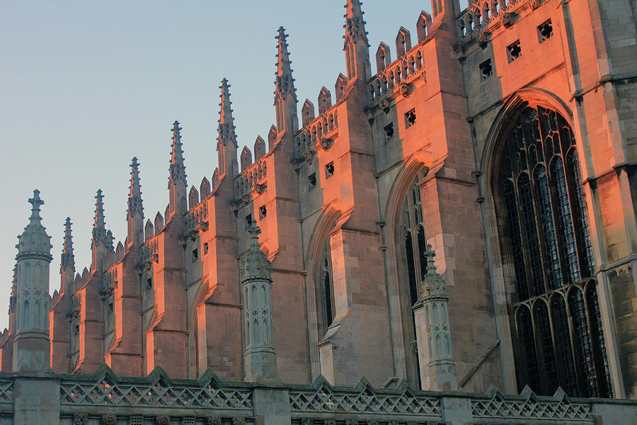 Sunset Over Kings College Chapel Photograph by Sam Bunker