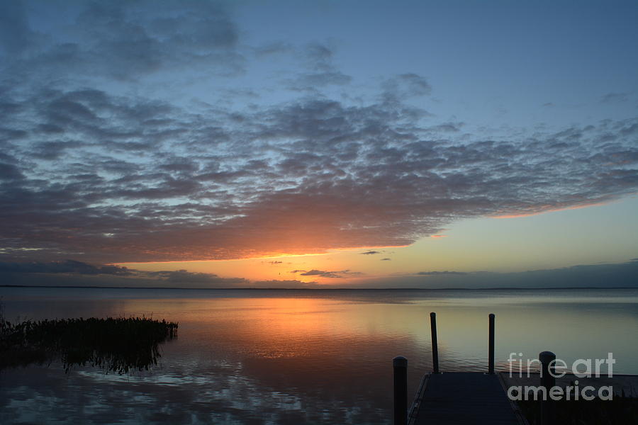 Sunset Over Lake Apopka Photograph by Nicholas Outar - Fine Art America