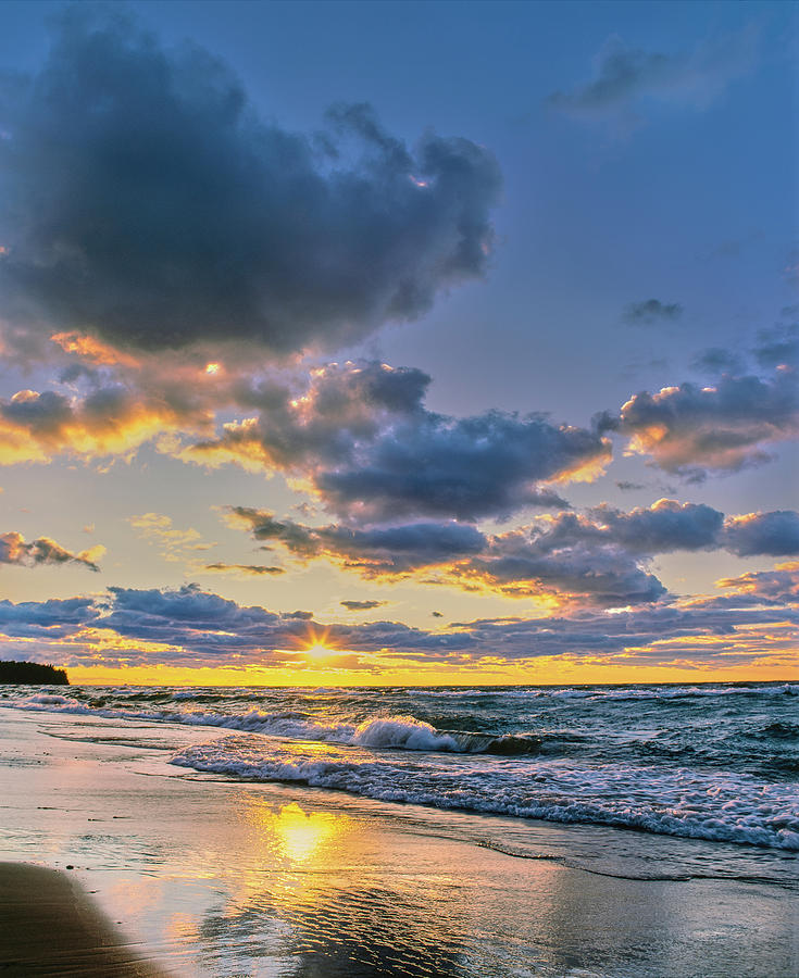 Sunset Over Lake Superior, Keweenaw Photograph by Panoramic Images