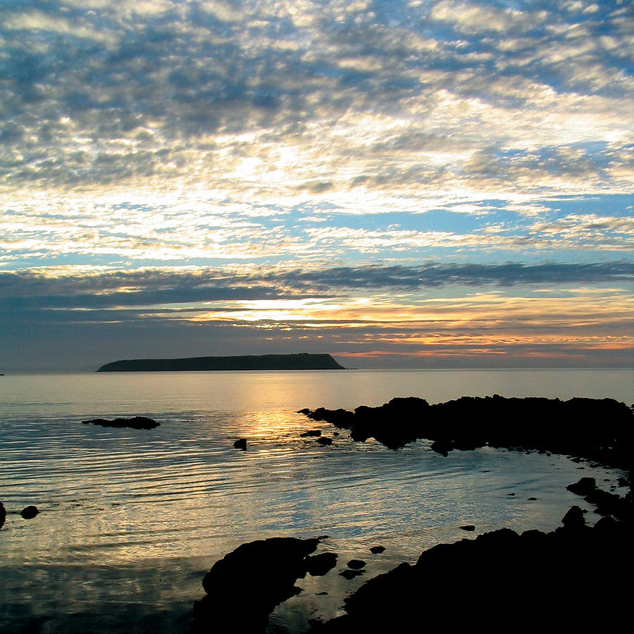 Sunset over Mana Island Photograph by Jennifer Fordham - Fine Art America