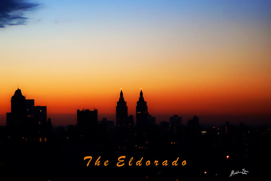 Sunset Over Manhattan - The Eldorado View Photograph by Madeline Ellis