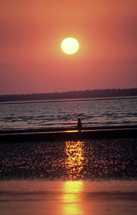 Sunset Over Mindil Beach Photograph by Peter Menzel/science Photo Library