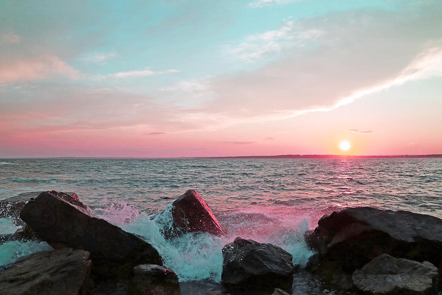 Sunset Over Newport Rhode Island Photograph by Brooke T Ryan