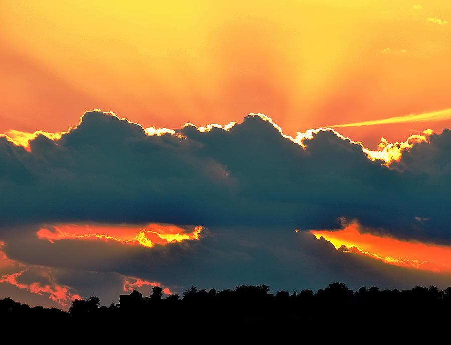 Sunset Over Southern Ohio Photograph by Flees Photos