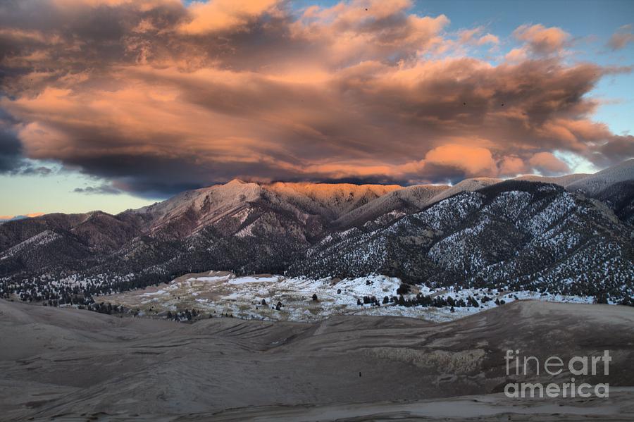 Great Sand Dunes National Park Photograph - Sunset Over The Dunes by Adam Jewell