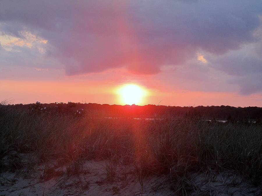 Sunset Over the Dunes Photograph by Loretta Pokorny