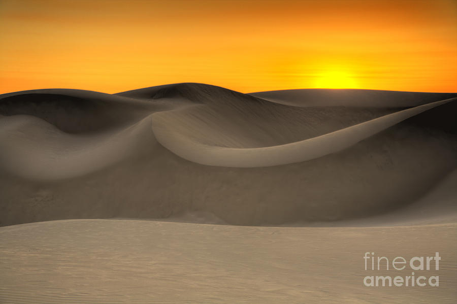 Sunset Over The Dunes Photograph by Mimi Ditchie