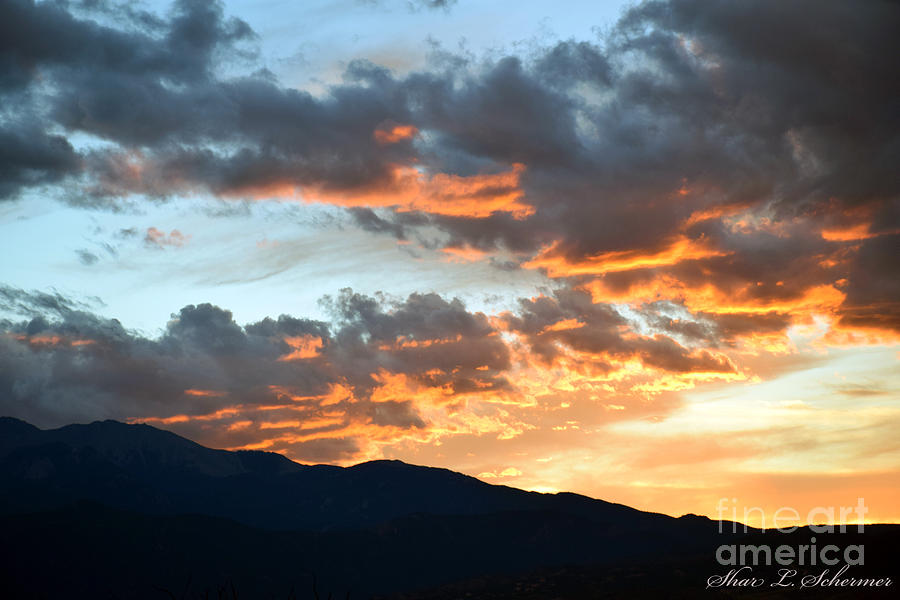 Sunset Over the Front Range Photograph by Shar Schermer - Fine Art America