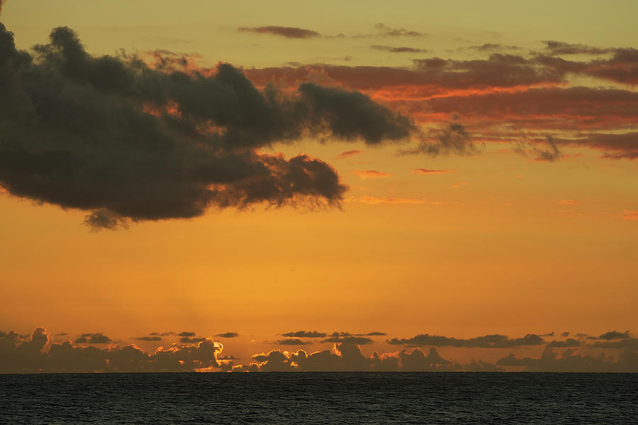 Sunset Over The Indian Ocean Photograph by Owen Franken