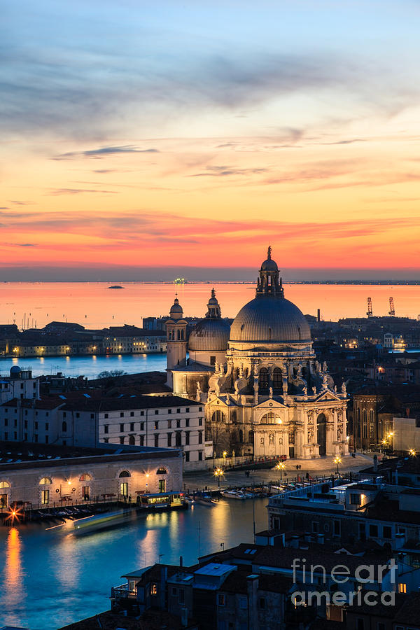 Sunset over Venice - Italy Photograph by Matteo Colombo