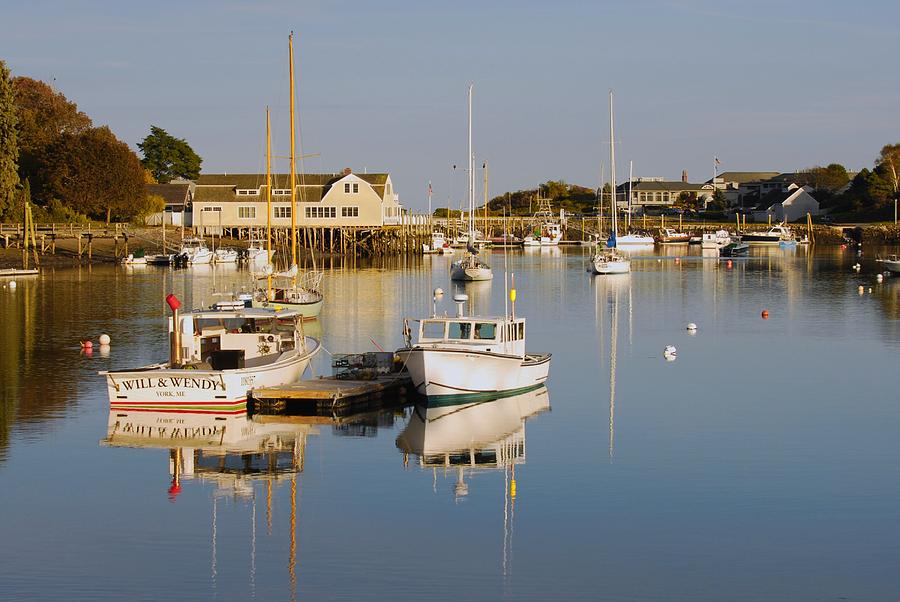 Sunset Over York Harbor by Pamela Hodgdon Sunset Over York Harbor by Pamela Hodgdon