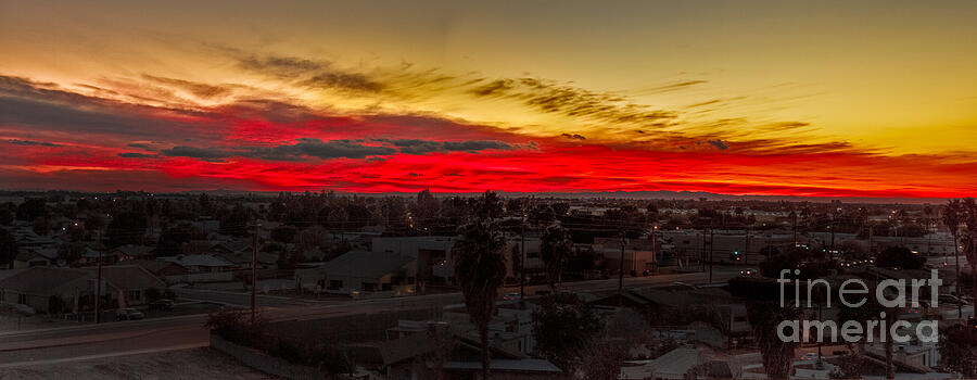 Sunset Photograph - Sunset Over Yuma by Robert Bales