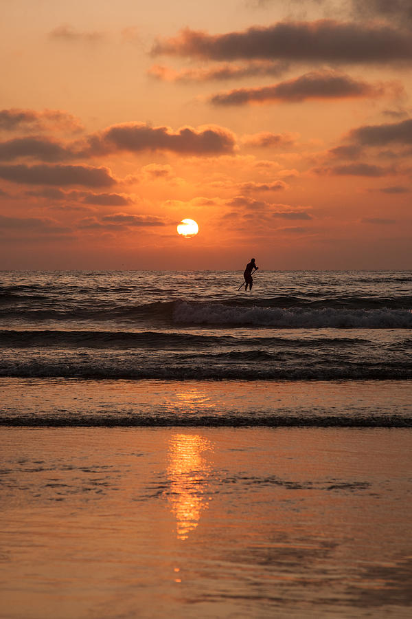 Sunset Paddle Photograph by Sonny Marcyan