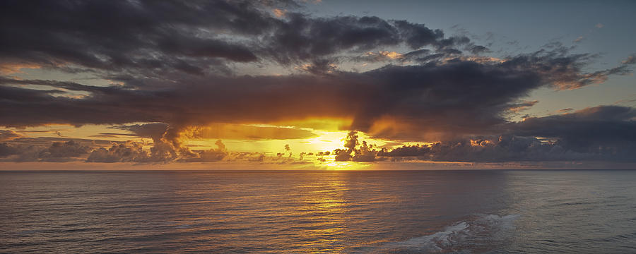 Sunset Panorama Photograph by Andrew Soundarajan