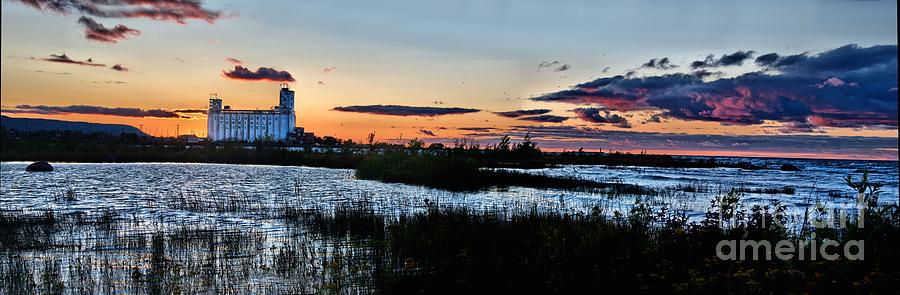 Sunset Panorama Collingwood Photograph by Andrea Kollo
