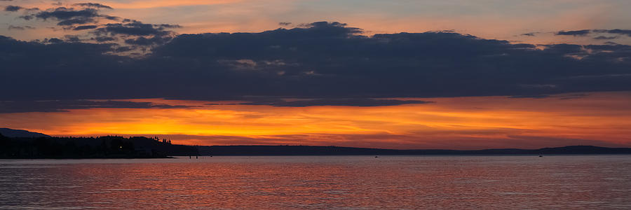 Sunset Panorama Photograph by Ronda Broatch