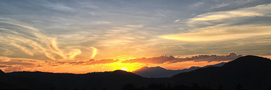 Sunset Panoramic Photograph by Joe Myeress