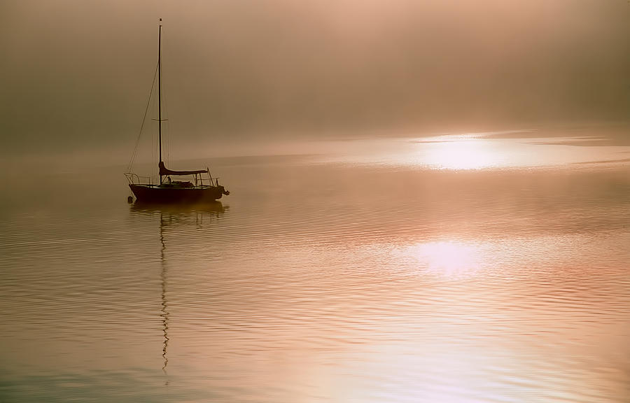 Sunset peace Photograph by Inge Riis McDonald