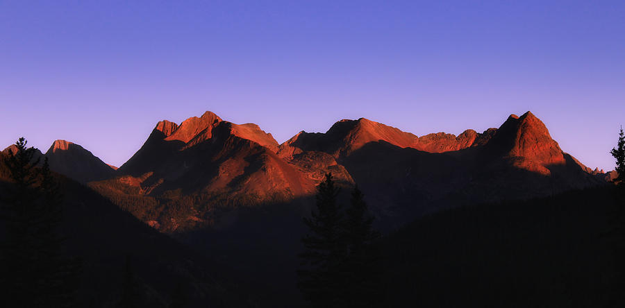Sunset Peaks Photograph