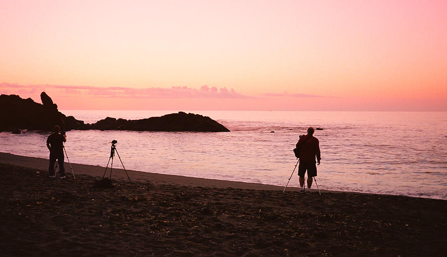 Sunset Photographers minus 1 Photograph by HW Kateley