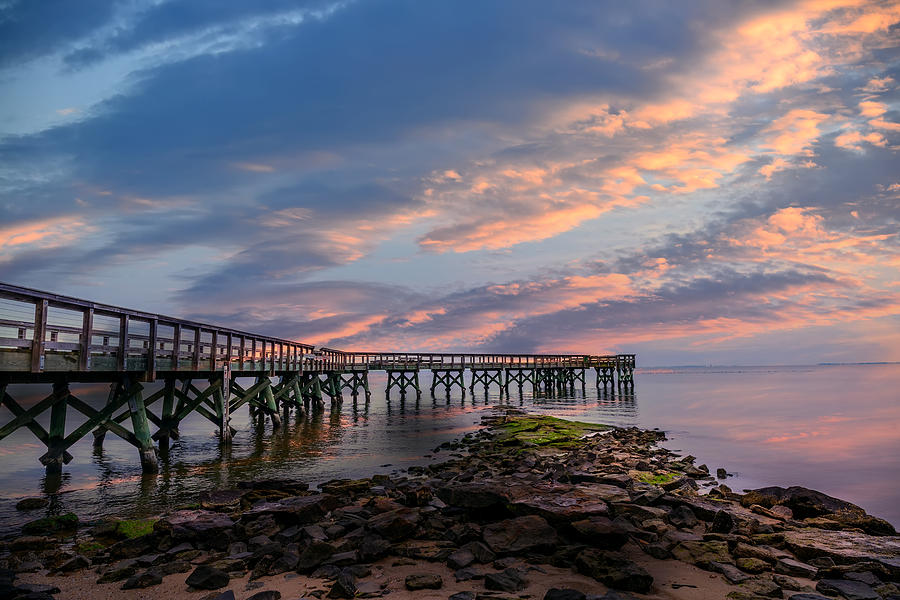 Sunset Pier Photograph by Patrick Wolf