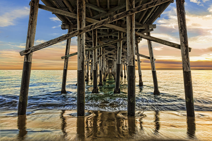 Sunset Pilings Photograph by Kelley King - Fine Art America
