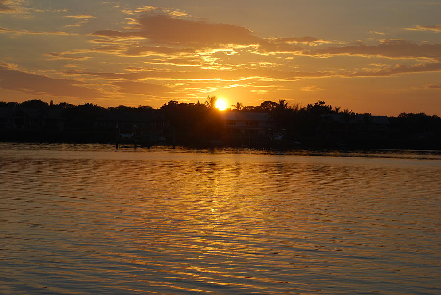 sunset Port Salerno Photograph by Cyndi Lenz - Pixels