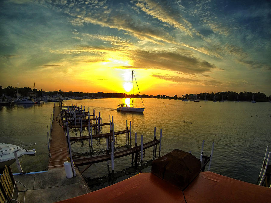 sunset Put-in-Bay Photograph by Kevin Cable
