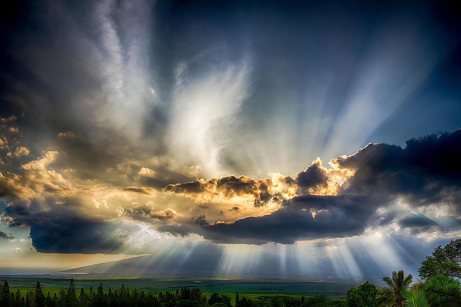 Sunset Rays 3 Photograph by Mike Neal