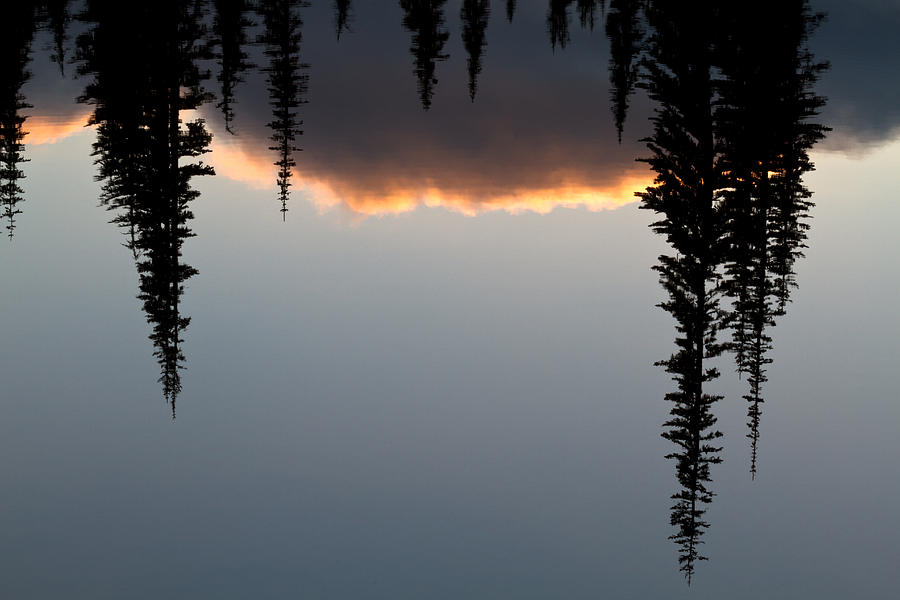 Sunset Reflection at Upper Tipsoo Lake Photograph by Michael Russell