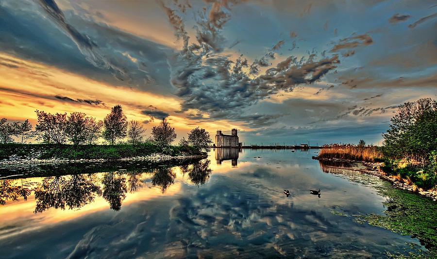 Reflection Photograph - Sunset Reflection by Jeff S PhotoArt Reflection Photograph - Sunset Reflection by Jeff S PhotoArt