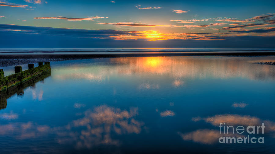 Nature Photograph - Sunset Reflections by Adrian Evans