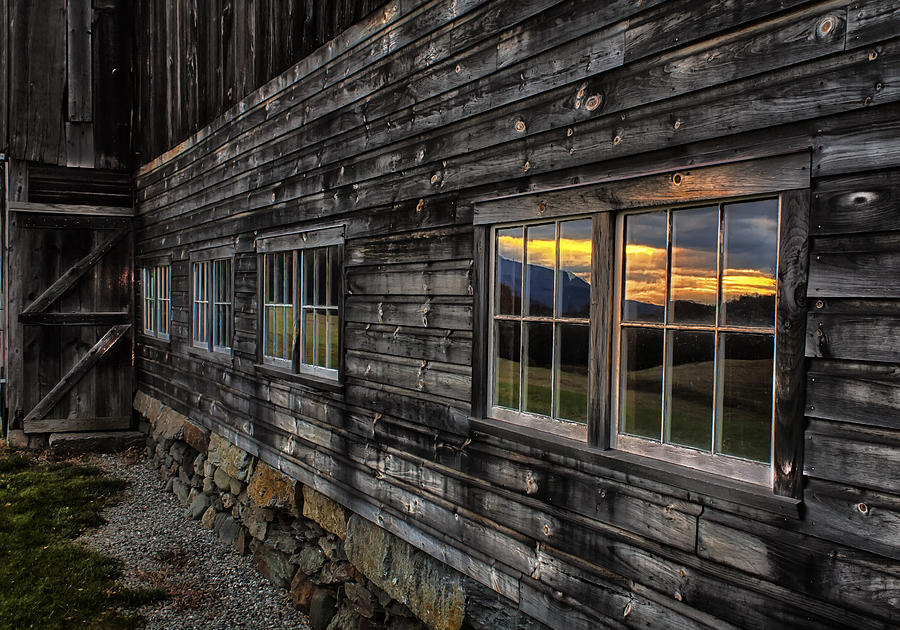 Sunset Reflections Photograph by John Vose
