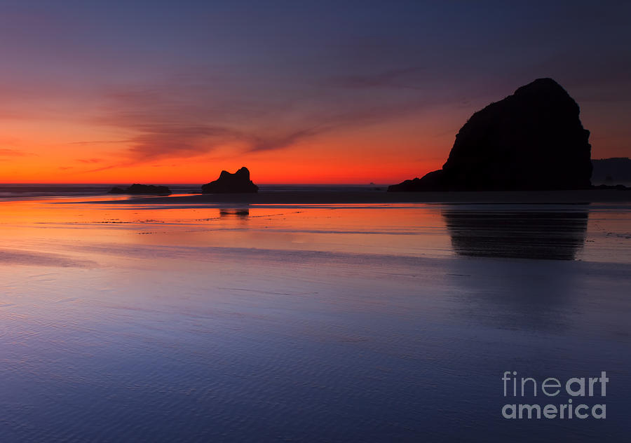 Sunset Photograph - Sunset Reflections by Michael Dawson