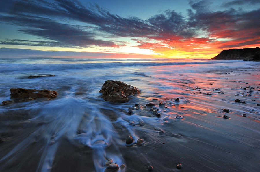 Sunset Refugio State Beach Photograph by Dung Ma