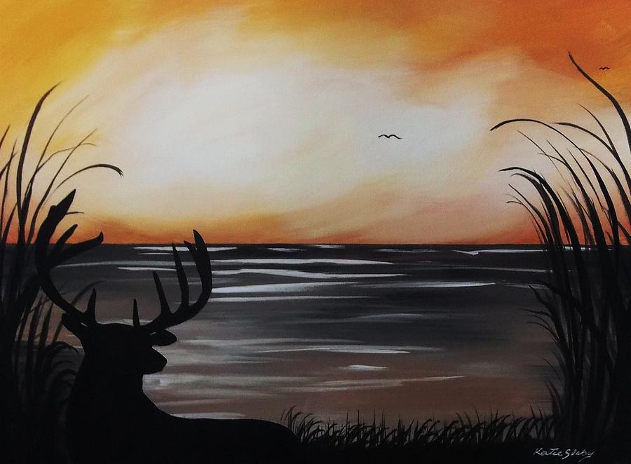 Sunset Rest Painting by Katie Slaby - Fine Art America