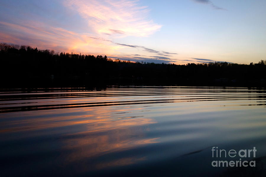 Sunset Ripples Photograph by Jacqueline Athmann