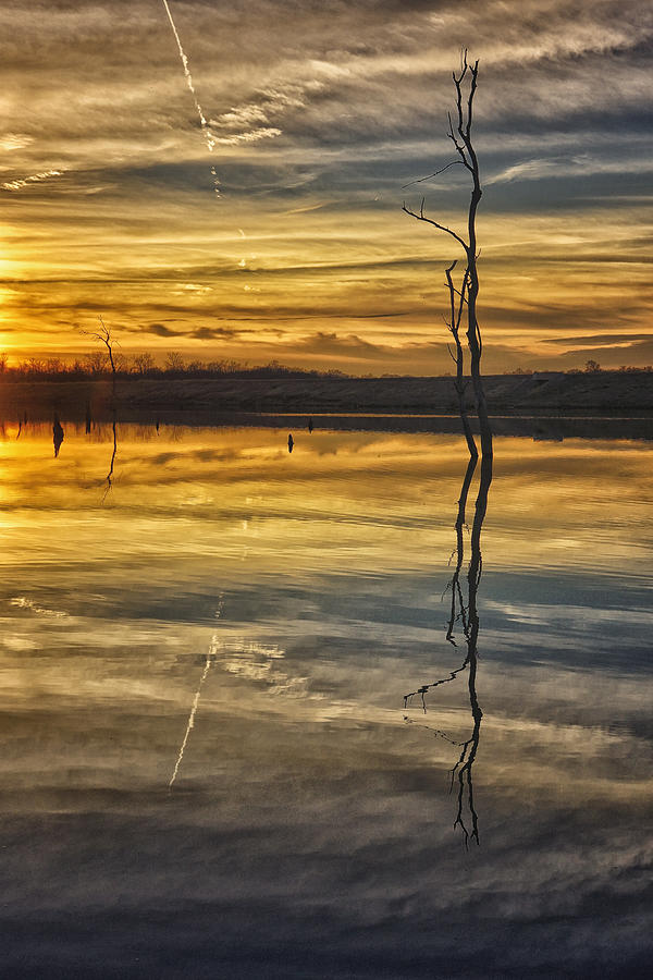 Sunset Riverlands West Alton MO DSC03317 Photograph by Greg Kluempers