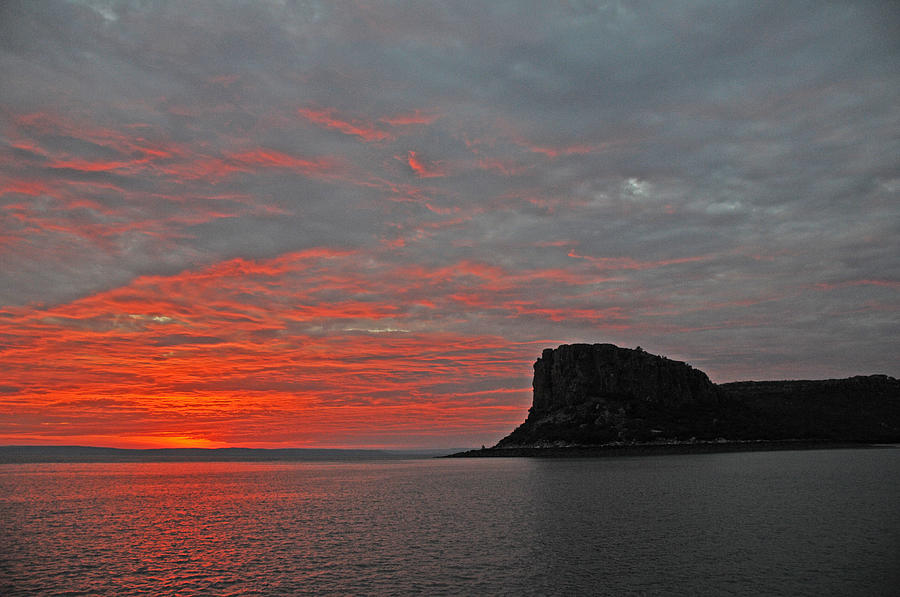 Nature Photograph - Sunset Rock by Casey Herbert