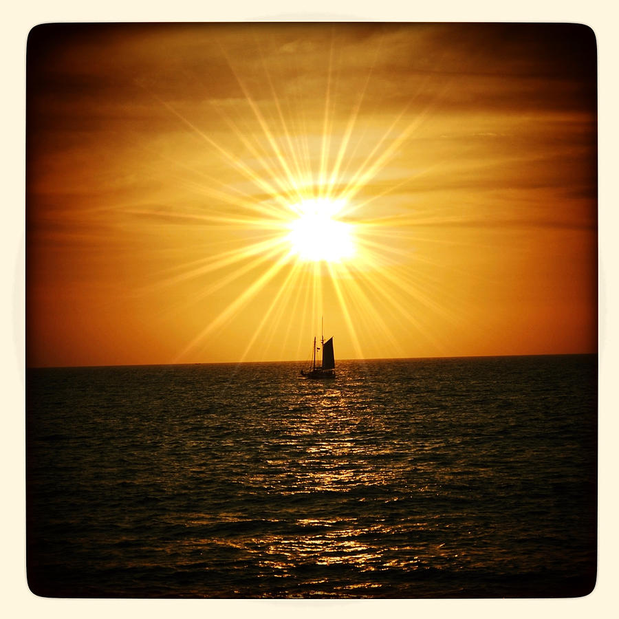 Sunset Sail Photograph by Natasha Marco