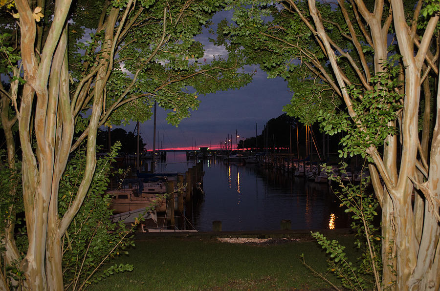 Sunset Photograph - Sunset Sailboat Frame by Kelly Reber Sunset Photograph - Sunset Sailboat Frame by Kelly Reber